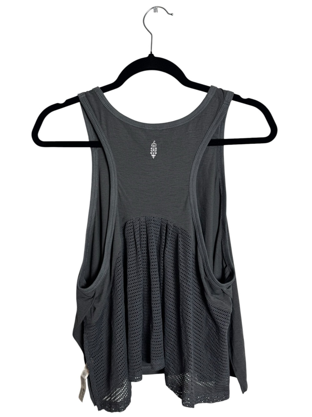 FP Movement Tempo Flash Finish Tank Dark Shadow Charcoal Grey Mesh